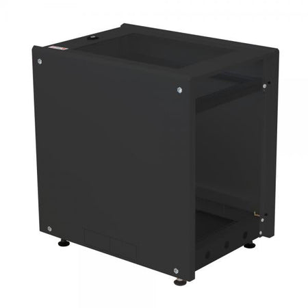 Armadio Rack 19'' ideale per Accumulatori Fotovoltaico 8U P600mm Nero