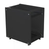 Armadio Rack 19'' ideale per Accumulatori Fotovoltaico 8U P600mm Nero