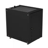 Armadio Rack 19'' ideale per Accumulatori Fotovoltaico 8U P600mm Nero