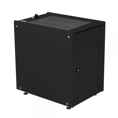 Armadio Rack 19'' ideale per Accumulatori Fotovoltaico 8U P600mm Nero