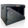 Armadio Rack 10'' a Muro 4 Unità Pannelli Asportabili Nero