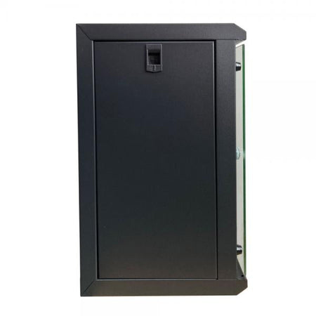 Armadio Rack 10'' a Muro 9 Unità Pannelli Asportabili Nero