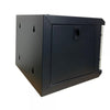 Armadio Rack 10'' a Muro 6 Unità Pannelli Asportabili Nero
