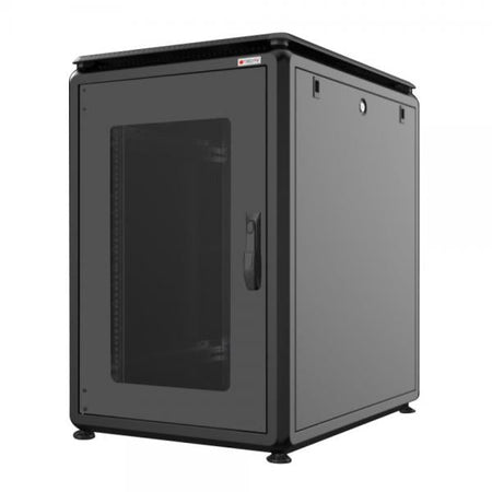 Armadio Rack 19'' 600x800 16 Unità Nero serie Evolution