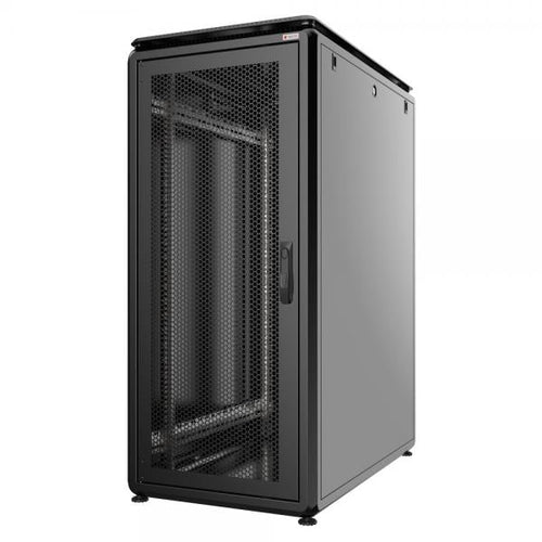 Armadio Server Rack 19'' 600x1000 26U Nero Serie Evolution Porta Grigliata