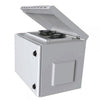 Armadio Rack 19'' a Parete 12U Grigio IP55 Porta Cieca prof. 450 mm