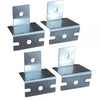 Armadio Rack 19'' a Parete 12U Grigio IP55 Porta Cieca prof. 450 mm