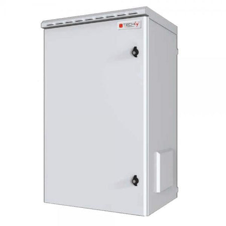 Armadio Rack 19'' a Parete 20U Grigio IP55 Porta Cieca prof. 600 mm