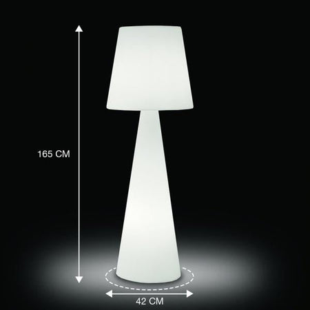 Lampada LED RGB da Pavimento Multicolor 16 Colori Regolazione Intensità IP66