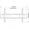 Staffa a Muro Fissa TV LED LCD 55-100''