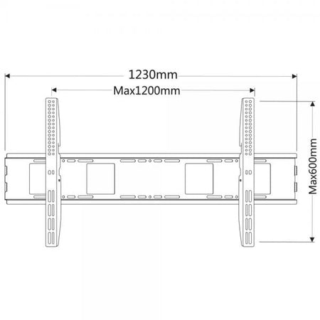 Staffa a Muro Fissa TV LED LCD 55-100''
