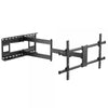 Staffa a Muro Braccio Estensibile fino a 1015 mm per LCD 43-80'' Nero