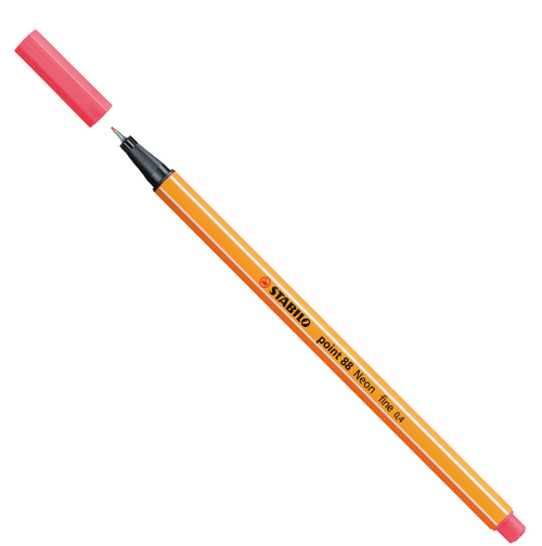 Stabilo point 88 Rosso Neon