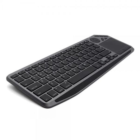 Tastiera Wireless Dual Mode Bluetooth & 2.4G per Smart TV Retroilluminata con Touchpad