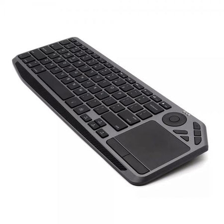 Tastiera Wireless Dual Mode Bluetooth & 2.4G per Smart TV Retroilluminata con Touchpad