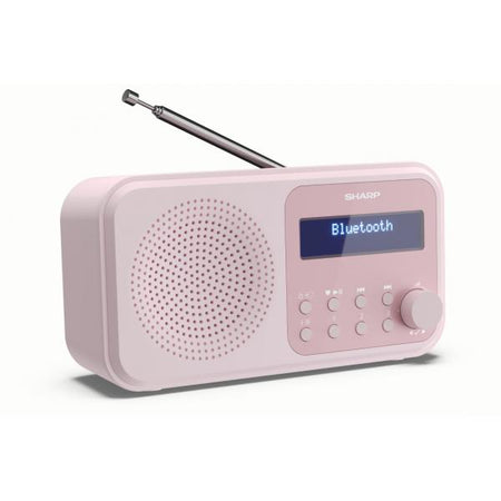 SHARP DR-P420(PK) - RADIO DIGITALE PORTATILE - DAB/DAB+ - LCD MONOCROMATICO - BLUETOOTH 5.0 - PINK