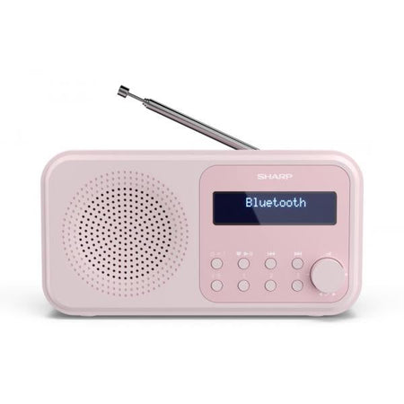 SHARP DR-P420(PK) - RADIO DIGITALE PORTATILE - DAB/DAB+ - LCD MONOCROMATICO - BLUETOOTH 5.0 - PINK