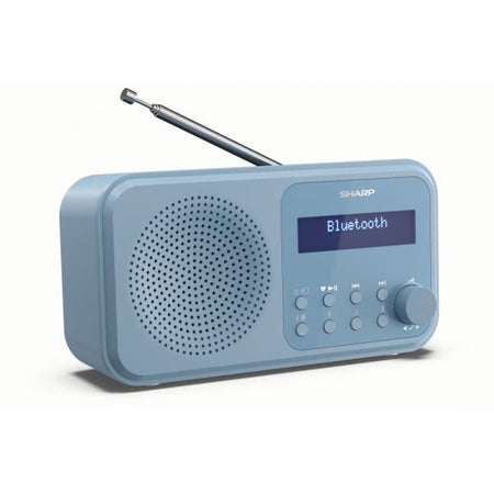 SHARP DR-P420(BL) - RADIO DIGITALE PORTATILE - DAB/DAB+ - LCD MONOCROMATICO - BLUETOOTH 5.0 - BLUE