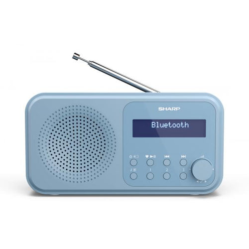 SHARP DR-P420(BL) - RADIO DIGITALE PORTATILE - DAB/DAB+ - LCD MONOCROMATICO - BLUETOOTH 5.0 - BLUE