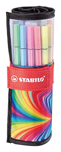 Stabilo, Astuccio Rollerset, Arty Edition, 25 colori