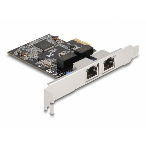 DeLOCK Scheda PCI Express x1 per 2 x RJ45 Gigabit LAN (Delock - netv?rksadapter - PCIe 2.0 -)