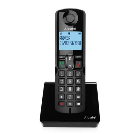 Telefono Cordless Alcatel S280 Duo Black