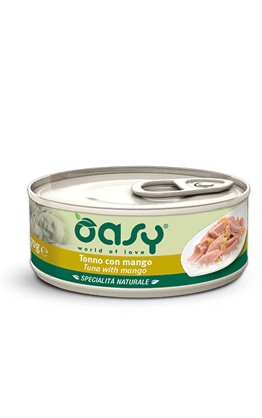 Oasy Gatti Specialità Naturale Tonno con Mango Scatoletta 70gr