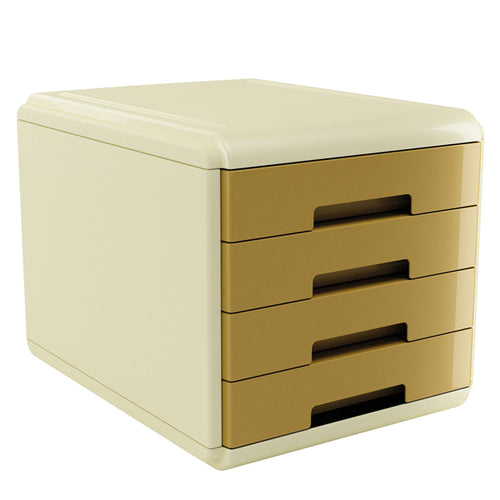 Cassettiera Vintage Caramel - Colore Ocra Arda