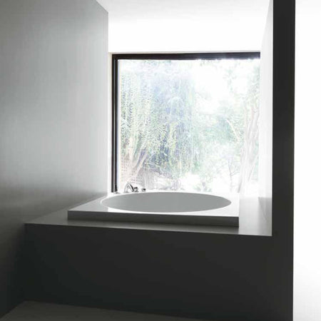 Vasca da Bagno Quadrata Sharm in acrilico bianco 150x150x68