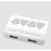 ASUS TUF Gaming TF120 ARGB - White Edition - Ventola per case - 120 mm - Bianco (confezione da 3)