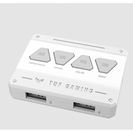 ASUS TUF Gaming TF120 ARGB - White Edition - Ventola per case - 120 mm - Bianco (confezione da 3)