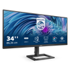 PHILIPS MONITOR 34 LED VA 21:9 WQHD 4MS 300 CDM, USB-C, ALTEZZA, DP/HDMI, MULTIMEDIALE