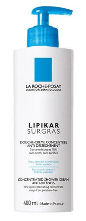La roche-posay lipikar surgras doccia crema detergente 400ml