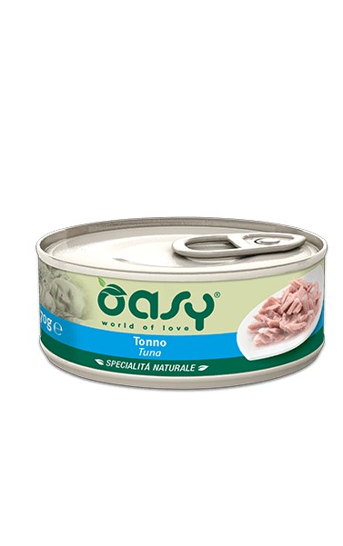 Oasy Gatti Specialità Naturale Tonno Scatoletta 70gr