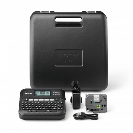 PT-D460BTVPUR1 stampante per etichette (CD) Trasferimento termico 180 x 180 DPI Con cavo e senza cavo Bluetooth QWERTY
