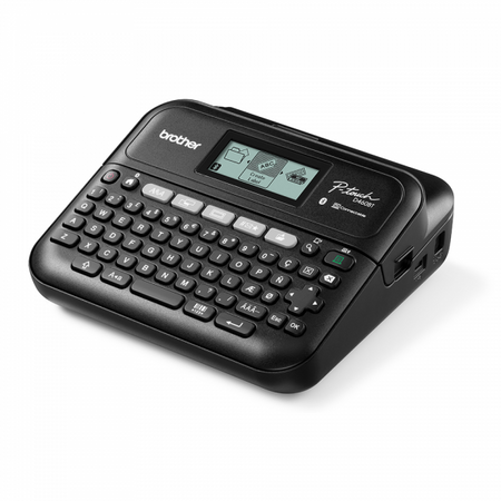 PT-D460BTVPUR1 stampante per etichette (CD) Trasferimento termico 180 x 180 DPI Con cavo e senza cavo Bluetooth QWERTY