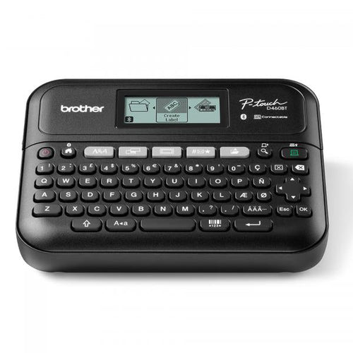 PT-D460BTVPUR1 stampante per etichette (CD) Trasferimento termico 180 x 180 DPI Con cavo e senza cavo Bluetooth QWERTY
