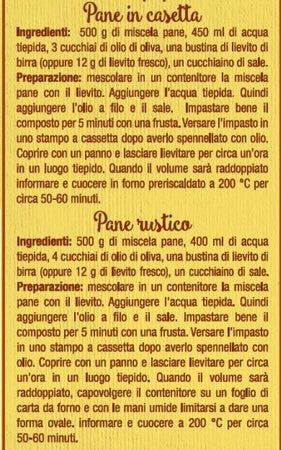 Miscela per Pane " Senza Glutine"