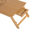 tavolino da letto pc portatile con ventola di raffreddamento in legno di bambù da salotto soggiorno caffè divano moderno interno esterno 884923-00244F
