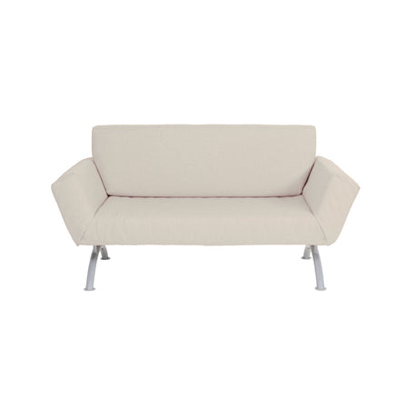 Divano letto trasformabile 2 Posti "Plutone" a cricchetto con materasso "Made in Italy"