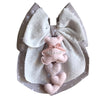 Fiocco nascita in cotone personalizzabile fatto a mano 35 x h 40 cm Made in Italy