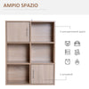 libreria mobile scaffale libri libreria da parete muro grande soggiorno salotto ingresso camera ufficio studio in legno mobiletto 788833-586NDD55