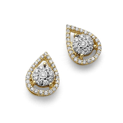 DONNA ORO Orecchini In Oro Bianco/Giallo E Diamanti