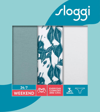 Sloggi Donna 24/7 Weekend Brazil C3P 10198201 S10 - Passarelli Biancheria