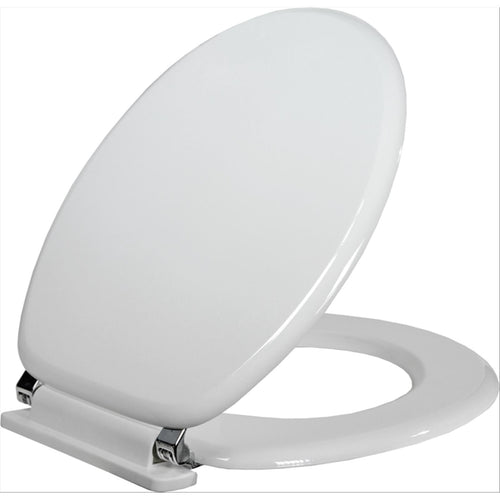 SEDILE WC BAGNO LEGNO MDF BIANCO MAURER CHIUS. RALLENT.