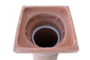 Biscottini Colonna pergola gazebo in Terracotta 100% Made in Italy interamente Lavorata a Mano