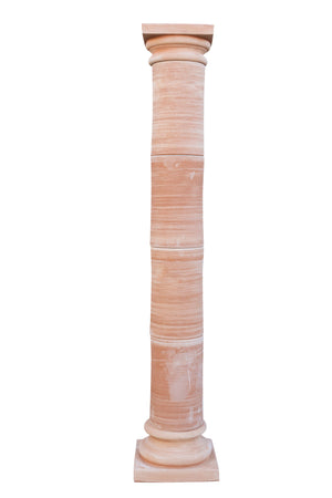 Biscottini Colonna pergola gazebo in Terracotta 100% Made in Italy interamente Lavorata a Mano