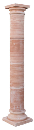 Biscottini Colonna pergola gazebo in Terracotta 100% Made in Italy interamente Lavorata a Mano