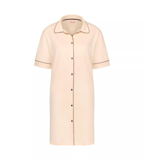Triumph Camicia da notte Maniche Corte Aperta Avanti Boyfriend 02 NDK SSL S35 - Passarelli Biancheria