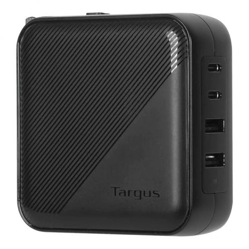 Alimentatore Targus - GaN - 100 Watt - PD - 4 porte di uscita (2 x USB-C, 2 x USB tipo A a 9 pin)